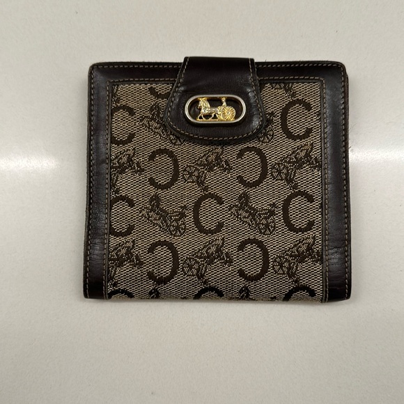 Authentic Celine Wallet with classic Horse and Carriage mono - Picture 1 of 10